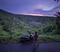 Sunrise, Bali, Motorbike